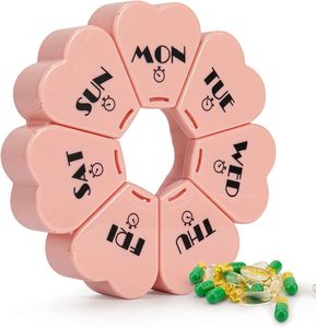 Ventes chaudes - Boîte à pilules hebdomadaire en forme de fleur - Organisateur de rangement pour médicaments - Product Image 1