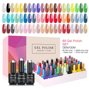 15ml Custom Logo Nagel UV Gel Polish Set Zubehör UV Gel Nagellack Kit Jelly Cover Pink Gel Nagellack Set