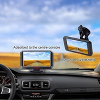 Moniteur de recul de 5 pouces pour voiture 2 Kit de caméra de recul de voiture à vision nocturne LED infrarouge pour camion automatique RV tout véhicule