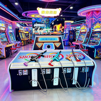 Machine de jeu d'arcade simulateur de tir à grand écran, à monnayeur, pour parc d'attractions intérieur commercial, construction métallique, version espagnole