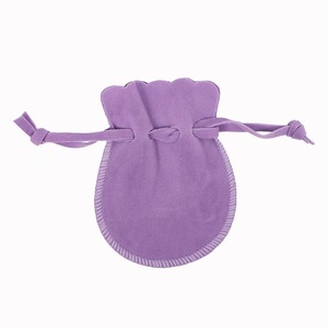 थोक कस्टम नीले छोटे मखमली ड्रॉस्ट्रिंग उपहार गहने कंटेनर के लिए गहने पैकेजिंग पाउच - Product Image 6