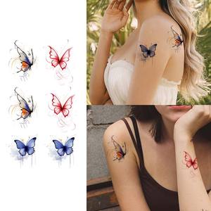 การออกแบบกระดาษขนาดเล็กที่มีชีวิตชีวาสำหรับเด็กผู้หญิงที่มีคุณภาพสูงมีเสน่ห์สำหรับ<span class=keywords><strong>หลัง</strong></span>คอแขนหน้าขาแบบ<span class=keywords><strong>ผีเสื้อ</strong></span>3D - Product Image 3