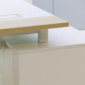 Meubles de bureau de haute qualité sur mesure, bureau en bois moderne en forme de L, bureau de direction en bois - Product Image 4