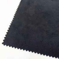 Tissu jersey tricoté laminé 100 % polyester de haute qualité pour veste, tissu suédé tissé collé
