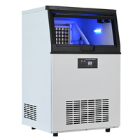 Machine à glaçons commerciale 100 kg/24h, équipement de réfrigération pour la production de glaçons en blocs pour les entreprises