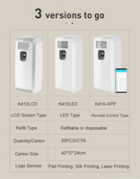 Diffuseur de parfum intelligent à LED pour la maison, sans aérosol, à piles, mural, diffuseur de parfum électrique