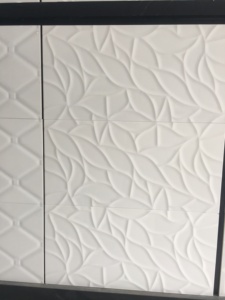 Carreaux muraux en céramique blanche à <span class=keywords><strong>relief</strong></span> de 300x600mm - Product Image 3