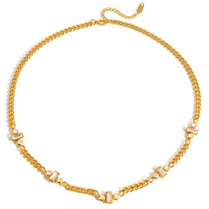 Collar de Cristal con Incrustaciones Geométricas de Diamantes de Imitación, Joyería para Mujer de Uso Diario - Product Image 5