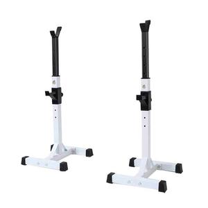 Estante de acero ajustable Power Squat Rack para uso en el gimnasio en casa Bancos y bastidores de potencia medio divididos Producto - Product Image 2
