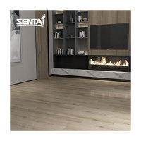 Anhui Sentai antideslizante WPC piso de vinilo interior SPC en la parte superior fabricante Panel compuesto de plástico con revestimiento UV para el aula