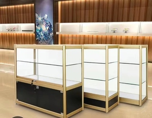 Nhanh chóng xây dựng gấp kính triển lãm khung nhôm hiển thị tủ trưng bày khói đồ trang sức cửa hàng cửa hàng truy cập - Product Image 5