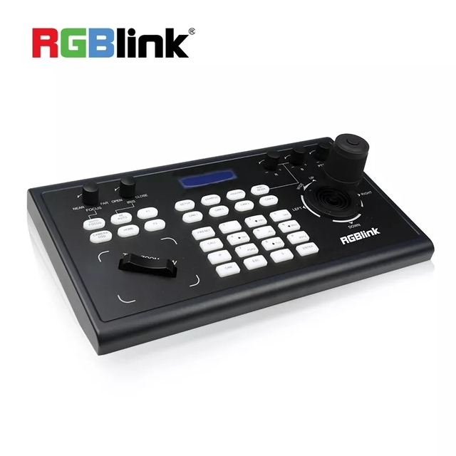 RGBlink RGBCTL-PTZ-BK PTZ Camera Controller Rocker Video Switcher LCD Display