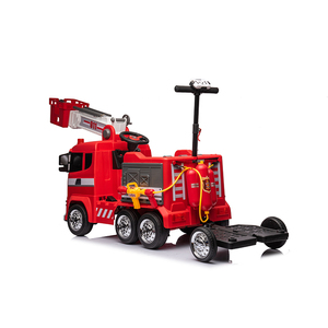 Coche Eléctrico Infantil WD-911-D, Camión <span class=keywords><strong>de</strong></span> <span class=keywords><strong>Bomberos</strong></span> con Función <span class=keywords><strong>de</strong></span> Educación Temprana, Música en Inglés e Historias - Product Image 2