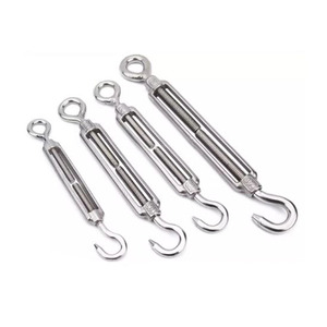 DIN1480 Turnbuckle With Eye <b>Hook</b> SS304 SS316 Turnbuckle <b>Bolts</b> and Nut Stainless Steel M6 M12 M16 M20 M24 M36 M42 - Product Image 2
