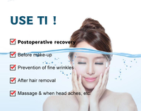 Ce rouleau de glace Dermaroller médical approuvé Logo personnalisé Système de refroidissement de la peau du corps Blanchiment du visage Anti-rides ZA Cernes