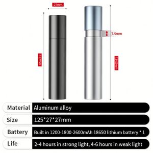 ไฟฉาย LED แบบชาร์จ USB ปี 2025 ขายส่ง ไฟฉายพกพาขนาดเล็ก แบตสำรองสำหรับกิจกรรมกลางแจ้ง เหมาะสำหรับธุรกิจ - Product Image 2