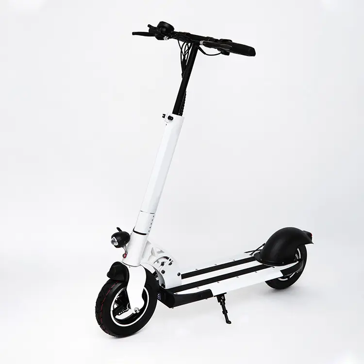 Newly designed Standing comfortable two-wheeled electric scooter side stand China ,easy to carry 500w motor with dual brake