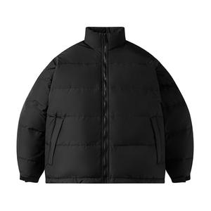 ปกยืนขึ้นสีทึบหลวมขนมปังและเสื้อผ้าคู่แจ็คเก็ต2025หนาขึ้นใหม่สำหรับฤดูหนาวพักผ่อนทันสมัย - Product Image 5