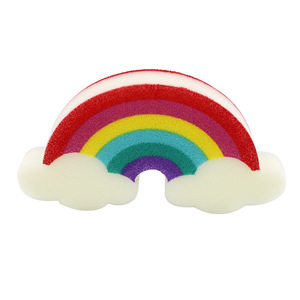 Éponge de bain en mousse pour enfants, en forme d'arc-en-ciel, pour les articles de bain pour bébés, en stock - Product Image 1
