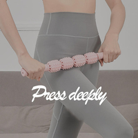 Rouleau de massage musculaire professionnel portable pour tissus profonds, bâton de libération myofasciale manuel, outil de récupération et d'entraînement complet du corps