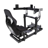 Version de base DIY 4080 Cadre de jeu de conduite en profilé aluminium Alu Direct Drive Simulateur de course automobile Playseat Sim Rig Cockpit de course