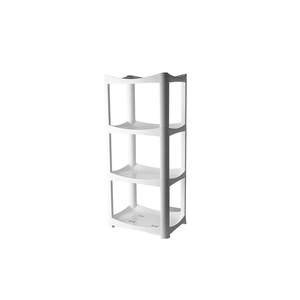 Sistema japonés familiar de doble nivel de pie tipo PP estantería de almacenamiento para dormitorio - Product Image 4