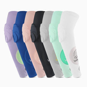 Manchons <span class=keywords><strong>de</strong></span> bras pour le volley-ball, 2 pièces, manchons rembourrés, protège-bras avec coussinets <span class=keywords><strong>de</strong></span> protection et trou pour le pouce, pour adolescents et adultes, usage récréatif - Product Image 1