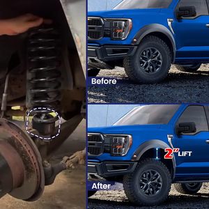 Kit de levage et de nivellement d'entretoises de bobine avant YORGA 2 "pouces pour pièces de Suspension Ford F250 F350 2WD 1999-2020 - Product Image 4