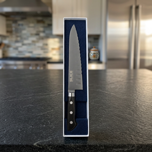 Professional Serrated Slicing <b>Knife</b> with Plastic Handle Dishwasher <b>Safe</b> Made in Japan 8.27 Inch (21cm) - Product Image 3