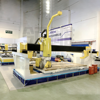 Máquina de Corte CNC de 5 Ejes con Sistema de Interconexión para el Procesamiento Eficiente de Materiales de Cuarzo, Granito y Mármol
