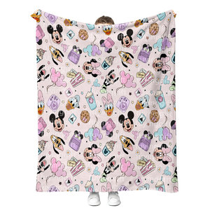 Super Soft Fluffy Cartoon Character Blankets Customized Fleece Flannel Bed Sofa <b>Couch</b> Wearable <b>Throw</b> Blanket Gifts Blankets - Product Image 3