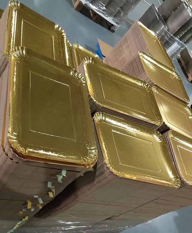 Food Grade Disposable Golden Dessert Paper