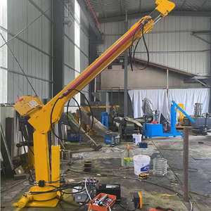 Tonlita haute qualité 0.8 tonnes ascenseur camionnette grue remorque hydraulique petite grue pour pick-up camion électrique monté mini grue - Product Image 4