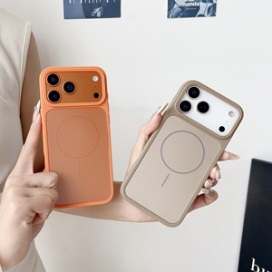 เคสโทรศัพท์กันกระแทกสำหรับ12/13/14/15/16/17 PRO MAX TPU + PC เคสโทรศัพท์แบบมีห่วงแม่เหล็กใหม่เปลี่ยนครั้งที่สอง - Product Image 6