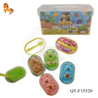 Bonbons de gelée YK de haute qualité, saveur fruitée, forme animale mignonne, 40g, cadeau pour enfants en pot