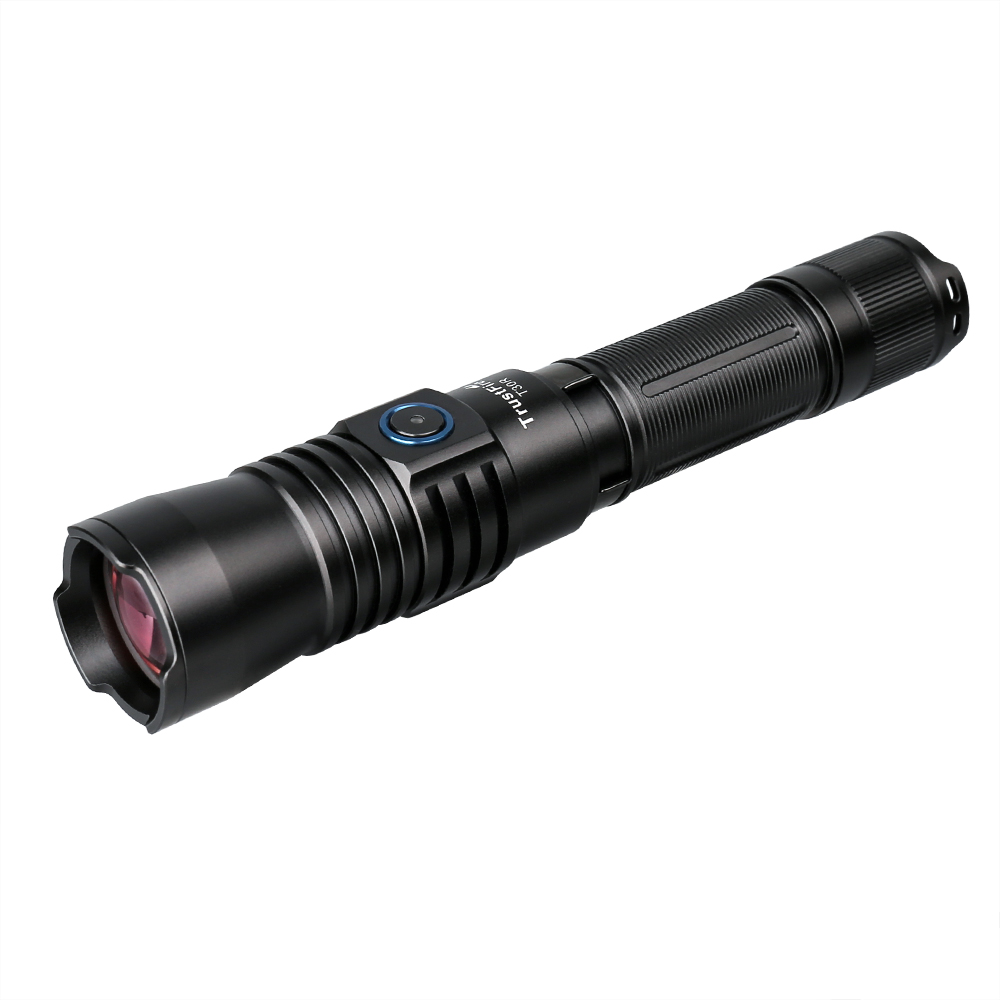 TrustFire ไฟฉายเลเซอร์ LEP T30R Lumens 460 M,ระยะการโยนยุทธวิธีการตั้งแคมป์ไฟ1100