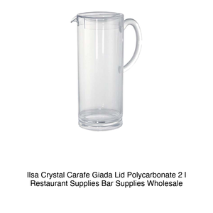 Carafe Ilsa Crystal Giada 2 L en polycarbonate avec couvercle - Product Image 2