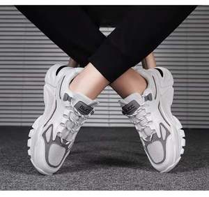 Zapatillas <span class=keywords><strong>Deportivas</strong></span> para <span class=keywords><strong>Hombre</strong></span>, Diseño Color Block, Estilo Chunky, Bajas, Transpirables, de Malla, Casuales, para Correr, Caminar y Hacer Deporte - Product Image 2