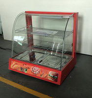 Petit réchauffeur d'affichage de chauffage de nourriture de température constante électrique commerciale Transparent 330mm