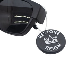 Sang Trọng Đu Khóa Con Dấu Thẻ Nhãn Nhà Cung Cấp Tùy Chỉnh Riêng Logo Nhựa Giá Hangtag Con Dấu Chuỗi Cho Kính - Product Image 2