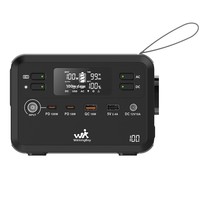 Estación de Energía Portátil de Fosfato de Hierro y Litio de 768 Wh, Modelo X100, con Salida de CA de 100 W, Pantalla LED, Permite el Transporte en Aviones