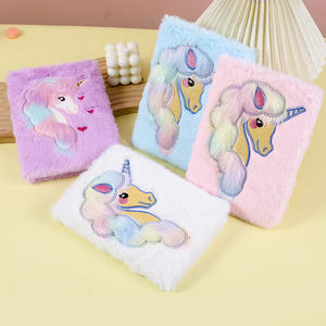 Juego de tapa dura nuevo unicornio dibujos animados niños y felpa para estudiante escuela personalizado Kawaii regalo Anime papelería lindo cuaderno - Product Image 1