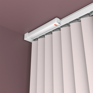 Voice <b>Control</b> Smart Motorized Modern Plastic Fabric Vertical Dream Curtain Blinds - Product Image 1