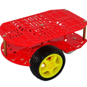 ערכת שלדת רכב חכם OKY5034 <span class=keywords><strong>DIY</strong></span> 2WD ללימוד רובוטיקה, חינוך STEM ופרויקטים של IoT - Product Image 1