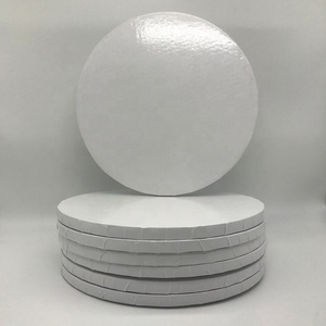 Hot Sale 12mm Thick <b>Cake</b> <b>Board</b> White <b>Cake</b> <b>Board</b> Plain <b>Cake</b> Drum - Product Image 2