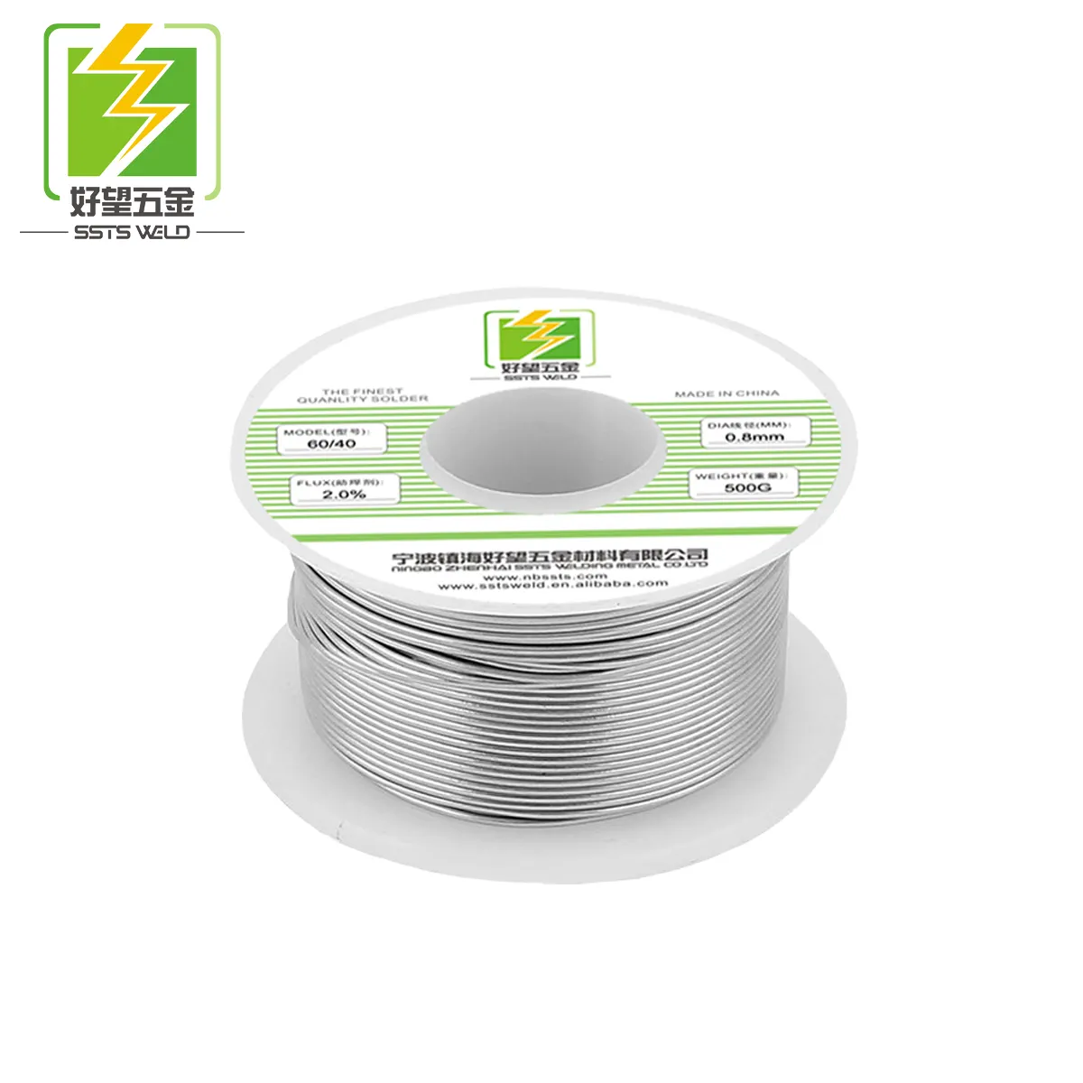 tin solder wire supplier Soldering Lead Wire 60:40 0.6mm 0.8mm 1.0mm 1.2mm 1.5mm 2.0mm Solder Wire Easy To Tin