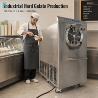 Machine à glace artisanale industrielle CY-N90, congélateur à glace en vrac R404A, cylindre de 50L, machine à glace italienne 220V/50Hz