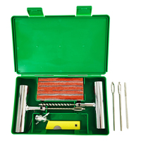 Kit de réparation de pneus portable, outil de réparation de pneus tubeless robuste avec poignée en T pour voiture, moto, réparation sur le côté de la route