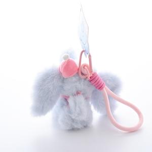 HECION Porte-clés Peluche Éléphant à Grandes Oreilles, Adorable Pendentif de Sac pour Filles, Style <span class=keywords><strong>Furet</strong></span> Européen Mignon - Product Image 2
