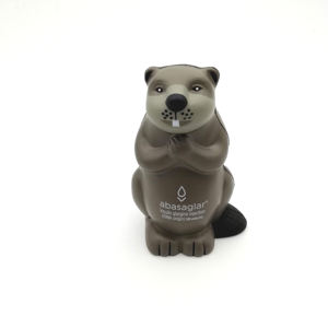 Pelota Antiestrés de Espuma de PU con Logotipo Personalizado al por Mayor, Pelota Antiestrés de Oso Polar, Castor, Tigre, Hipopótamo - Product Image 2